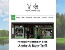 Tablet Screenshot of angler-jaeger-treff.de